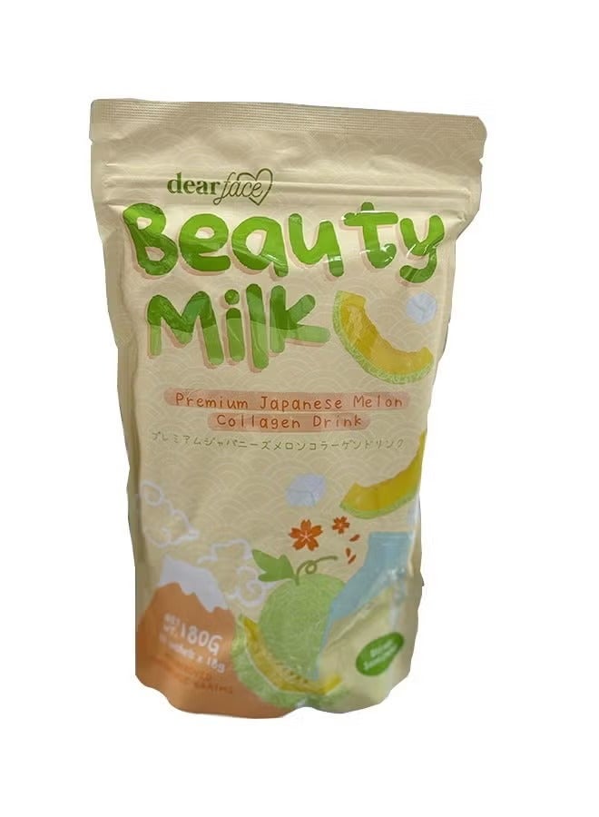 dear face Beauty Milk Premium Japanese Melon Collagen Drink - Image 1