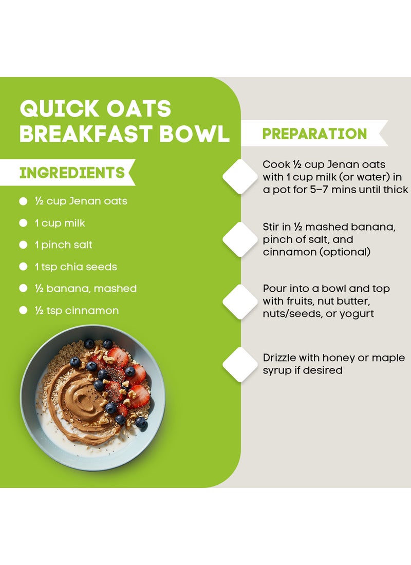Jenan Quick Cooking Oat Flakes Tin - Image 5