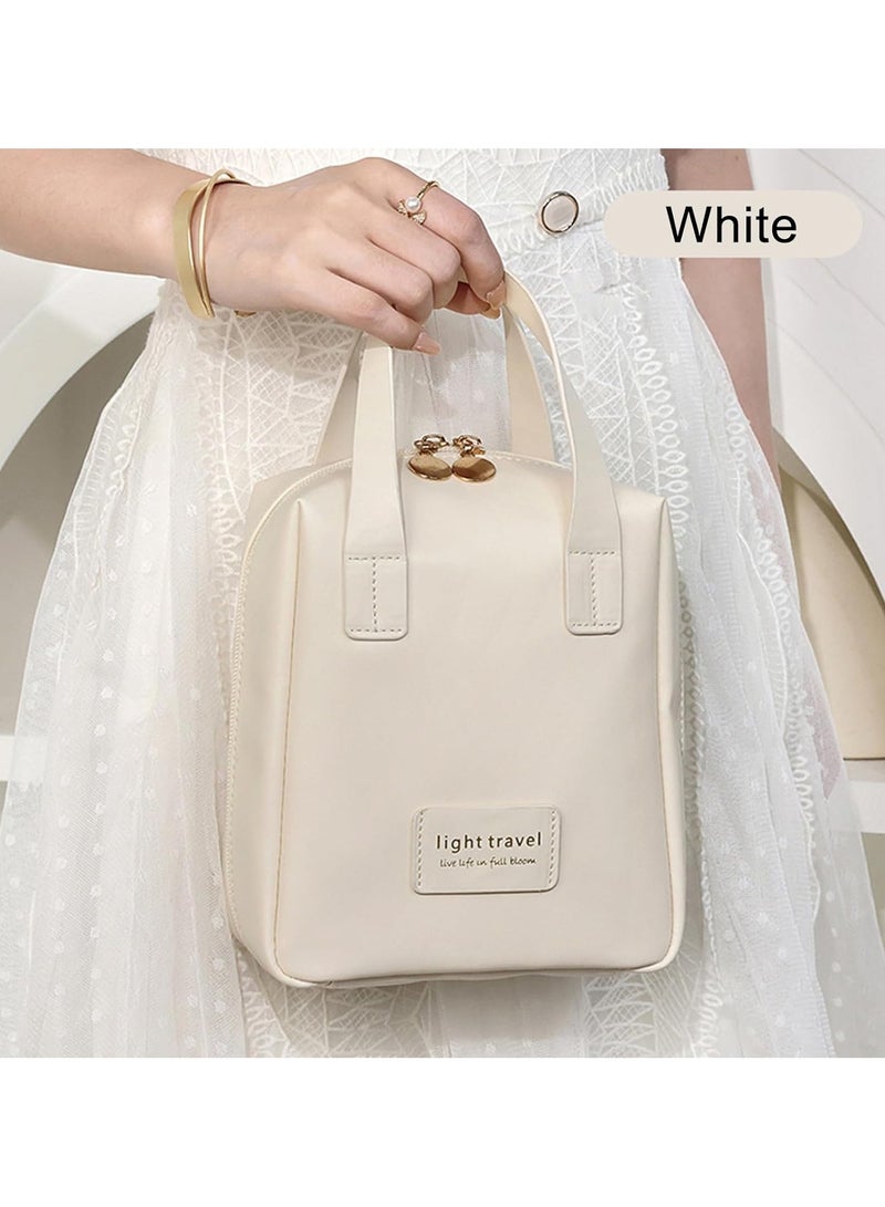 general Large Opening Cosmetic Bag Travel Makeup Capacity Convenient Metal Zipper Portable Organizer for Women Accessories Quick - Image 2