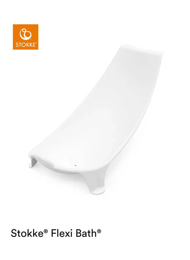 STOKKE Flexi Bath Bundle Foldable Baby Bath + Newborn Supportdurable And Easy To Store Convenient To Use At Home Or When Travelling Best For Newborns And Babies Up To 48 Months - White