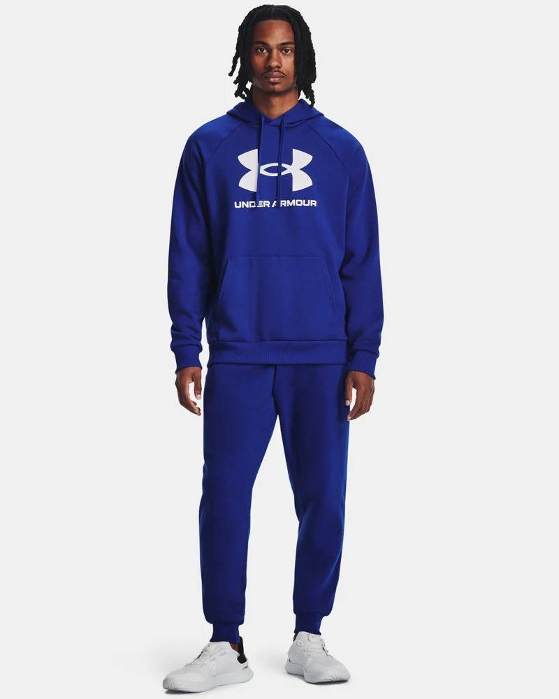 Under Armour Blue Men's Rival Fleece Sweatpants for Men | Best Price UAE
