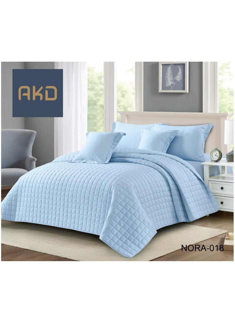 AKD - Compressed two-piece comforter set, 6 plain pieces with light filling, quilt size 220 * 240 cm - Image 1