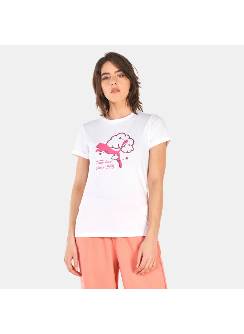 PUMA Women's GRAPHICS Valentine T-Shirt