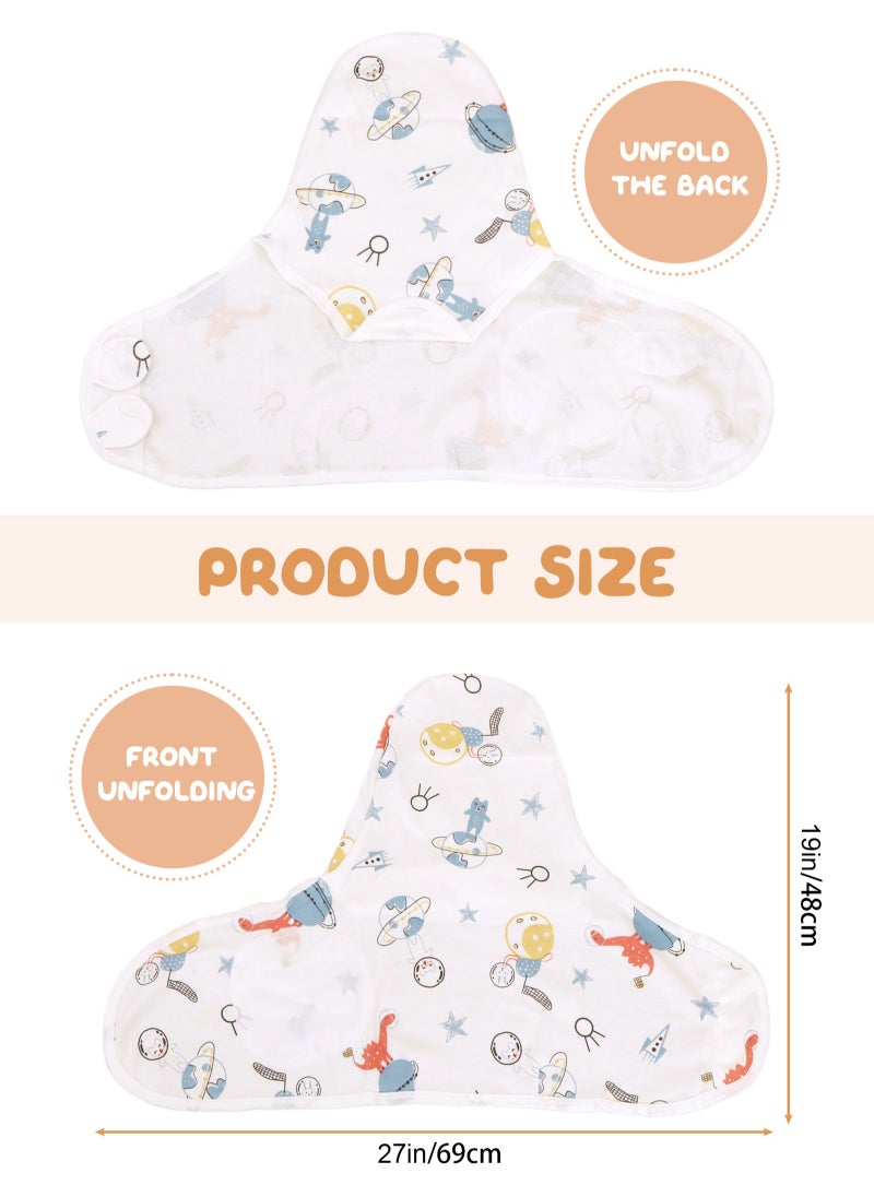 URbazaar 3 Pack Newborn Swaddle Blanket Wrap, Baby Swaddle Wrap Sleep Sacks for Baby Girls Boys items,Breathable Cotton Swaddlers Sleep Sack with Adjustable, Baby Swaddle 0-3 Months essentials  - Image 2