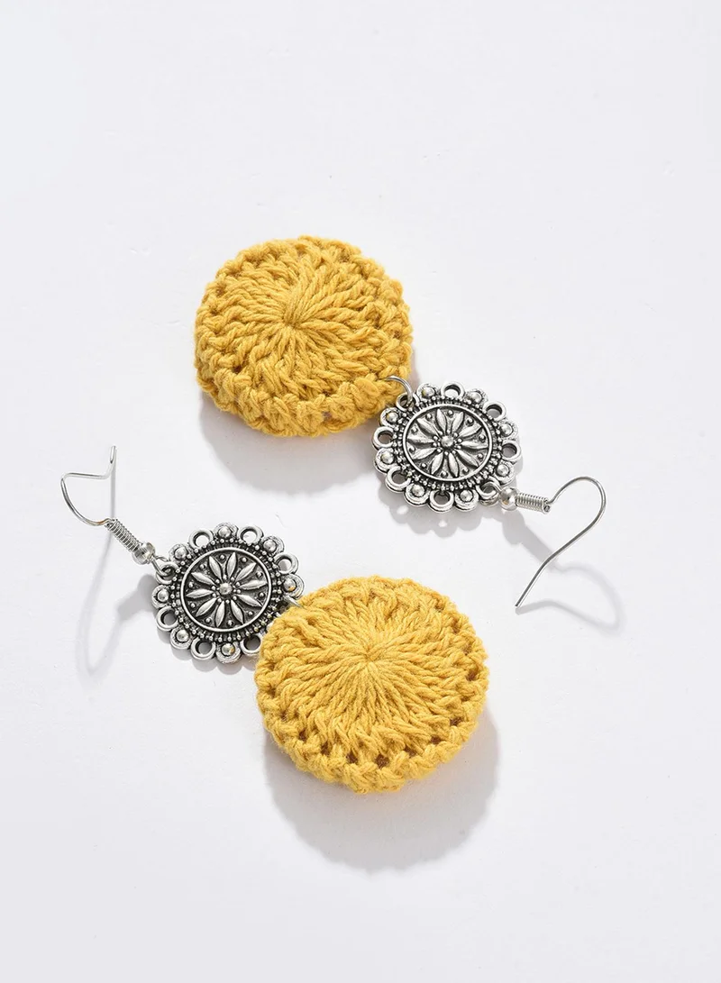 SOHI Contemporary Artificial Drop Earring Jewellery