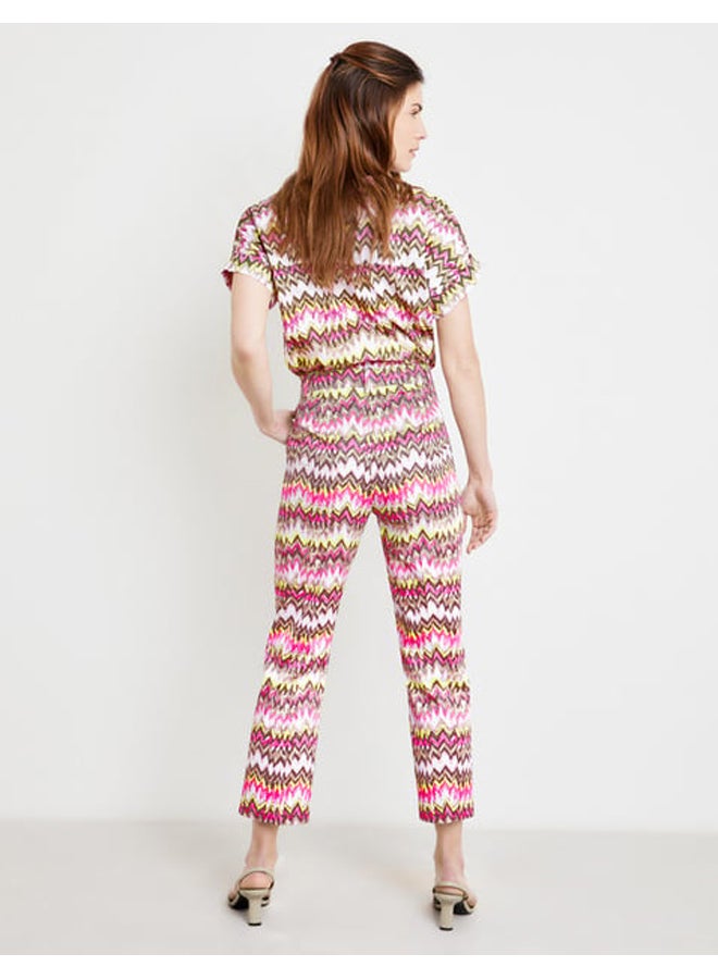 GERRY WEBER Patterned 7/8-length trousers  - Image 3