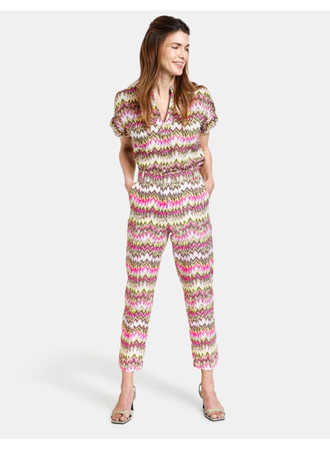 GERRY WEBER Patterned 7/8-length trousers  - Image 2