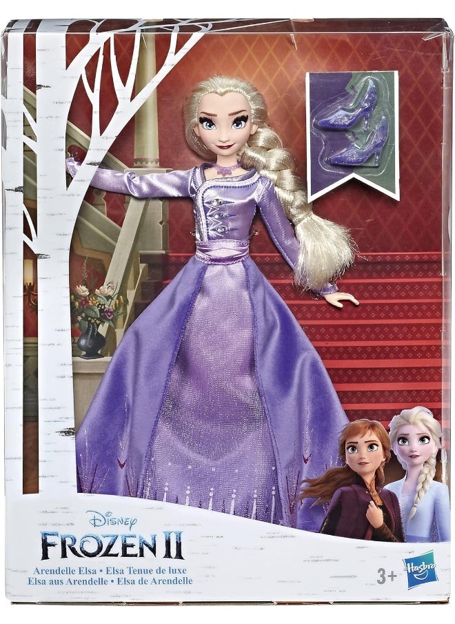 HASBRO - FROZEN - Disney Frozen Arendelle Elsa Fashion Doll With Detailed Ombre Blue Dress Inspired by Disney's Frozen 2 - Toy For Kids Ages 3 and Up - Image 1