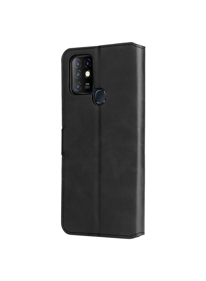 S-TOP Case For Infinix Hot 10 Classic Calf Texture PU + TPU Horizontal Flip Leather Case with Holder & Card Slots & Wallet - Image 3