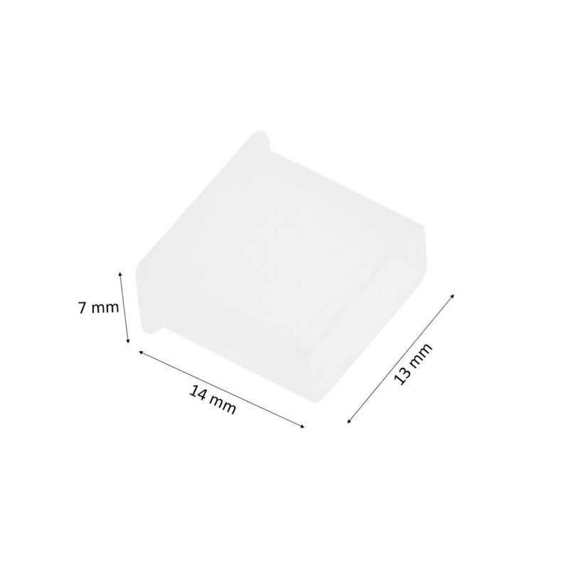 100Pcs Transparent USB Dust Cover Port Plug for Laptop PC Protection Against Liquid and Dirt Easy Installation Removal - Image 4