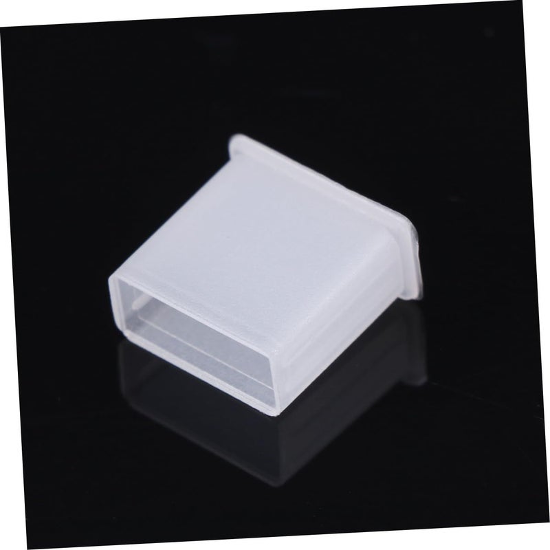 100Pcs Transparent USB Dust Cover Port Plug for Laptop PC Protection Against Liquid and Dirt Easy Installation Removal - Image 3