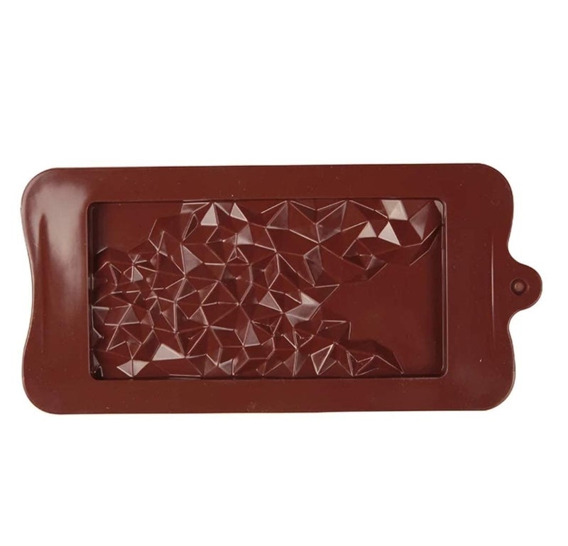 Kunya® Silicon Different Shape of Chocolate Mould Tray Combo, Cake Decoration Tools (Geometrical 1) - Image 3