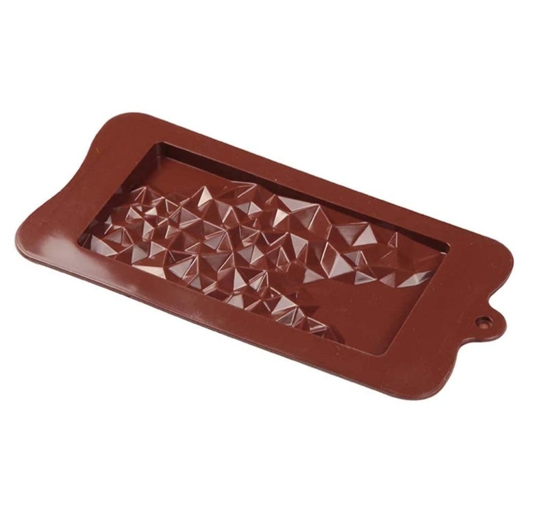 Kunya® Silicon Different Shape of Chocolate Mould Tray Combo, Cake Decoration Tools (Geometrical 1) - Image 2