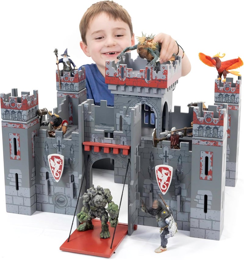 Papo قلعة فانتازيا ميديفالية 60053 مجموعة ألعاب خشبية للشخصيات القابلة للجمع للأطفال مناسبة للأولاد والبنات من 3 سنوات فما فوق - Image 5