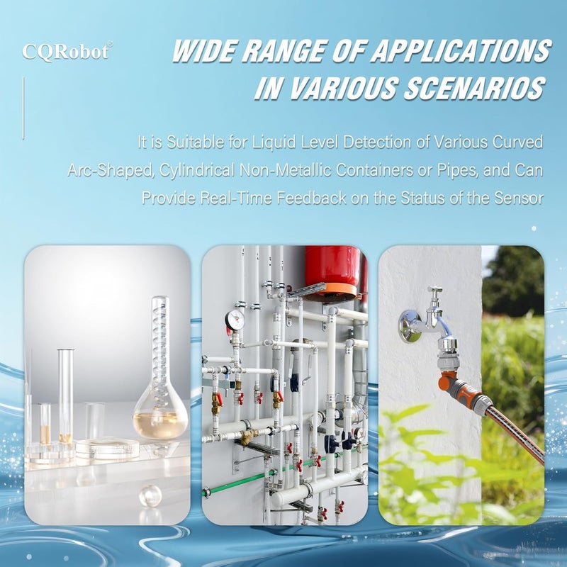 CQRobot Capacitive Non-Contact Water/Liquid Level Sensor Compatible with Arduino, Raspberry Pi and Other Motherboards. for Industrial Production, Aquarium, Chemical Solution, Agriculture, etc. - Image 3
