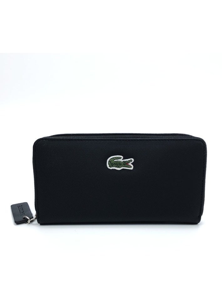 LACOSTE - LACOSTE black Long Handheld Wallet - Image 1