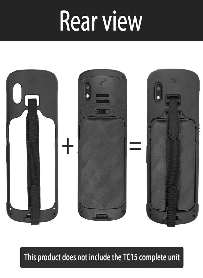 CARPSDZY TC15 Protective Case with Handstrap for Zebra TC15 Barcode Scanner Handheld Mobile Computer, Rugged Bumper Cover - Image 4