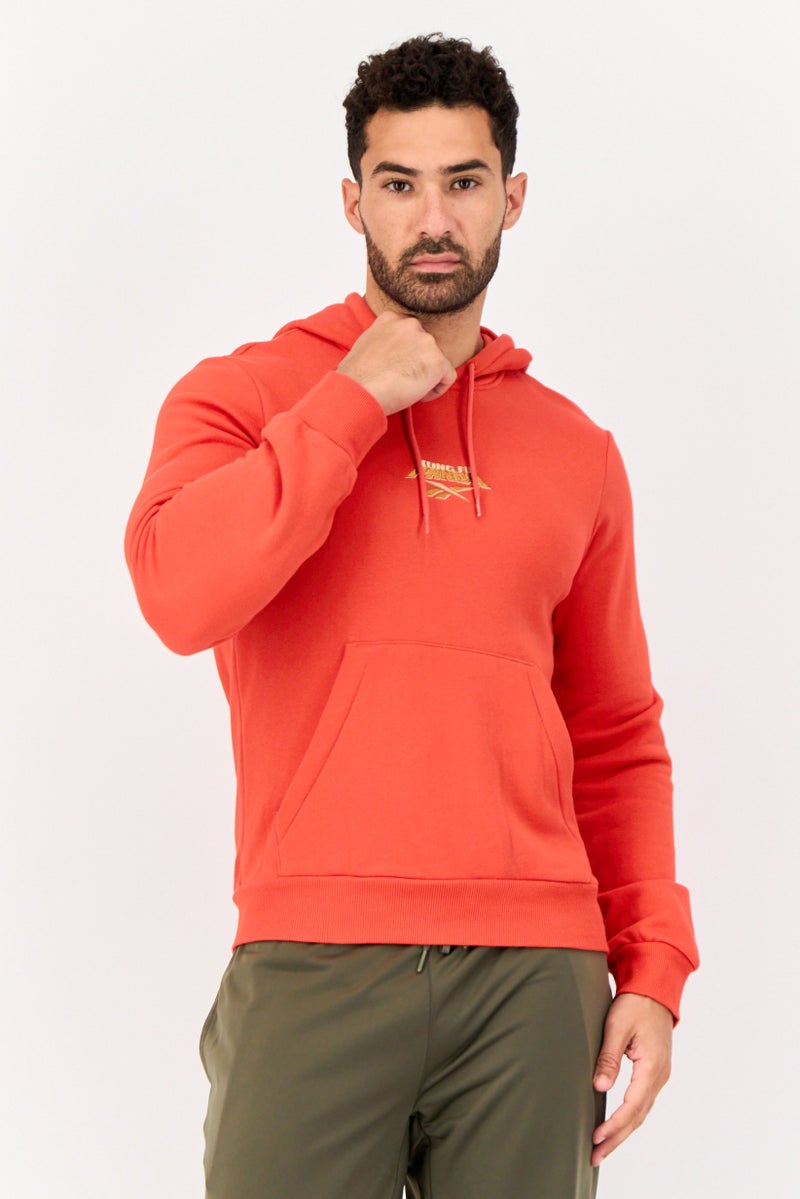 Reebok ريبوك × كونغ فو باندا ملابس رياضية للرجال بليزر طويل الأكمام خارجي، أحمر - Image 1