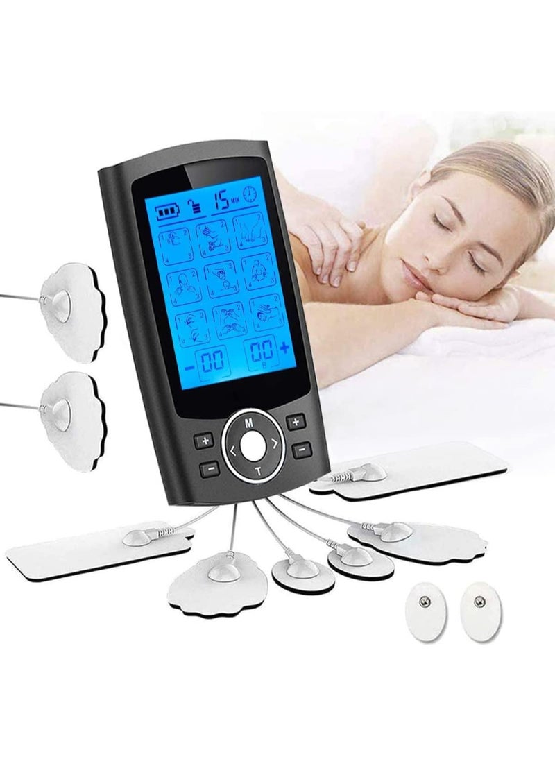 Gonice Tens Unit Muscle Stimulator for Back Pain Relief, 36 Modes Digital Electrical Full Body Massager, Pulse Stimulator Pads, Muscle Stimulator Pain Fatigue Relief For women and Men - Image 1