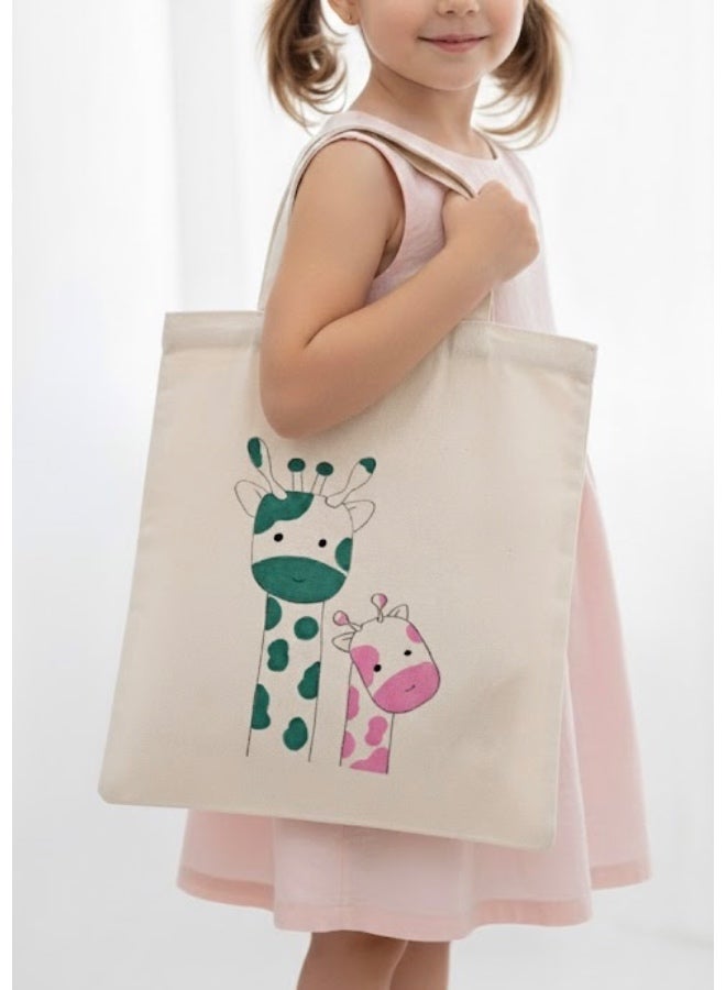 جينتيك ‎حقيبة قماشية، حقيبة تسوق كبيرة السعة، حقيبة كتف قماشية للتنقل اليومي، حقائب للفتيات