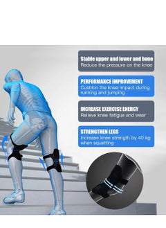 Plan A Strong Spring Knee Brace – Knee Joint Support for Arthritis Pain Relief – Suitable for Running, Walking, Mountaineering, Squatting – High Ventilation & One Size – Anti-Slip & Energy Booster (1)  - Image 4