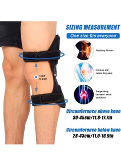 Plan A Strong Spring Knee Brace – Knee Joint Support for Arthritis Pain Relief – Suitable for Running, Walking, Mountaineering, Squatting – High Ventilation & One Size – Anti-Slip & Energy Booster (1)  - Image 5