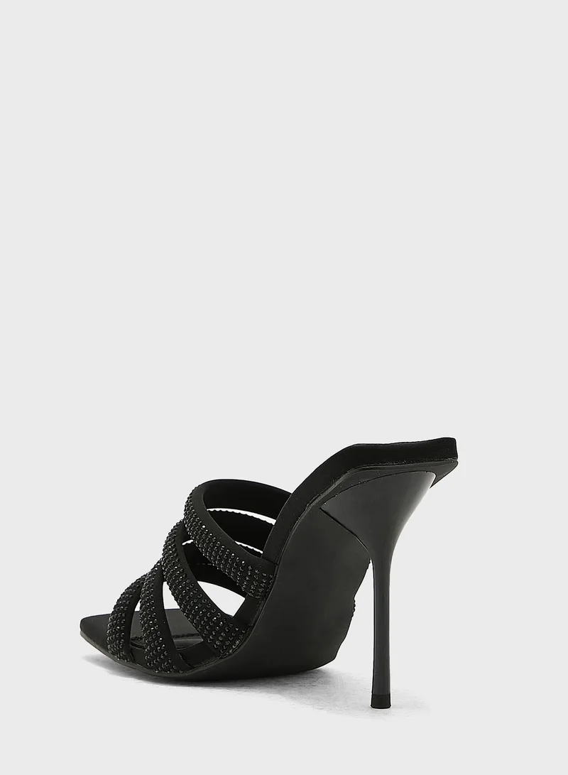 TOPSHOP Summer Multi Strap High Heel Sandals