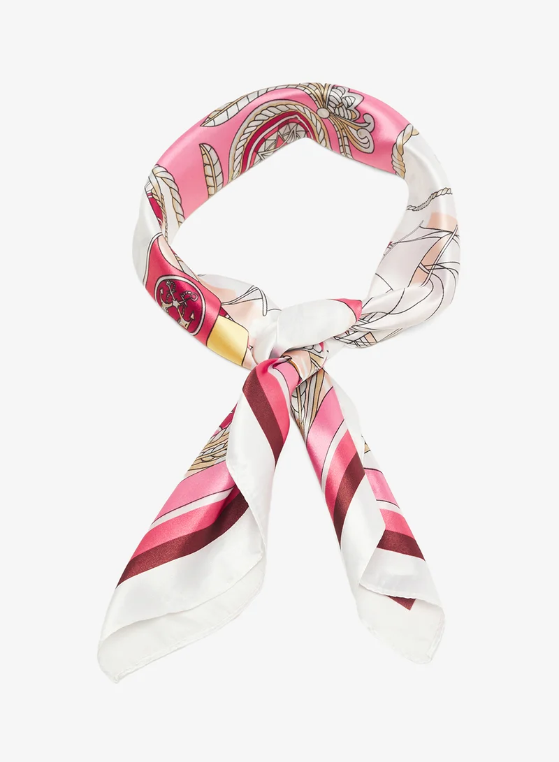 Ginger Silk Printed Summer Scarf