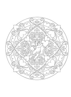 Creative Haven Heart Mandalas Coloring Book  - Image 5