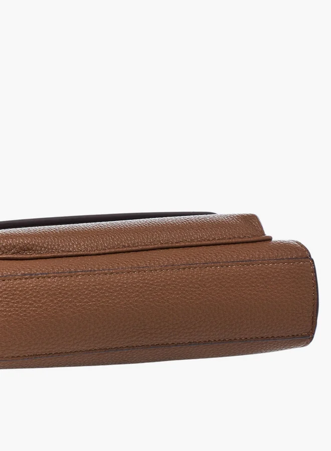 دوتشيني Solid Bag with Detachable Strap and Zip Closure