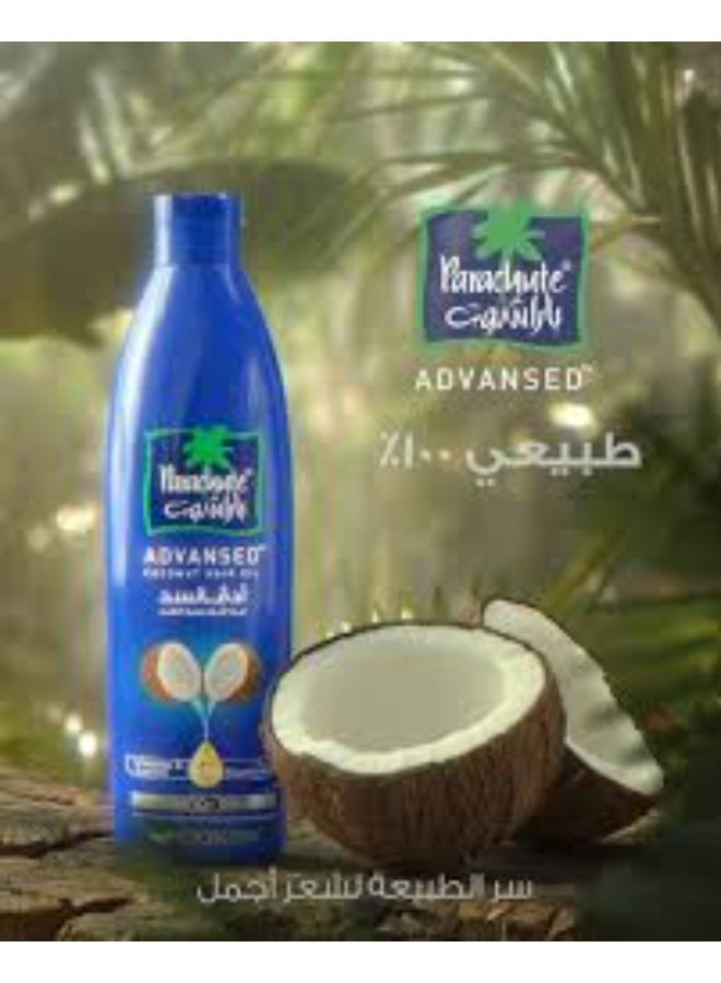باراشوت زيت جوز الهند المطور باراشوت مع فيتامين هـ - 270 مل | تغذية عميقة 10 طبقات | شعر أقوى وأكثر كثافة ولمعان - Image 1