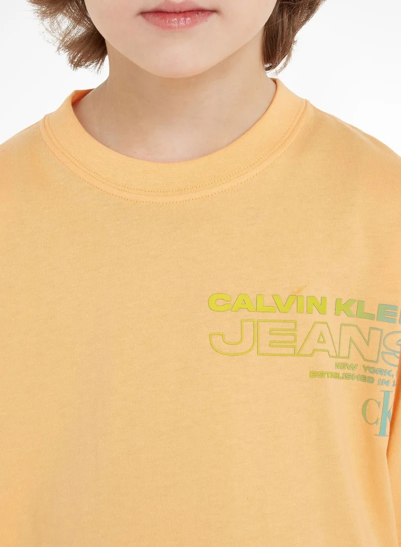 Calvin Klein Jeans Kids Gradient Logo T-Shirt