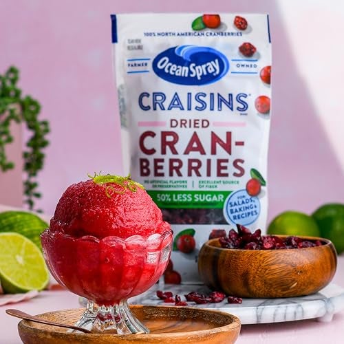 Ocean Spray® Craisins®, 50% Less Sugar Dried Cranberries, Dried Fruit, 20 Oz Pouch - Image 5