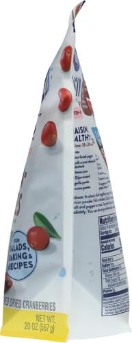 Ocean Spray® Craisins®, 50% Less Sugar Dried Cranberries, Dried Fruit, 20 Oz Pouch - Image 4