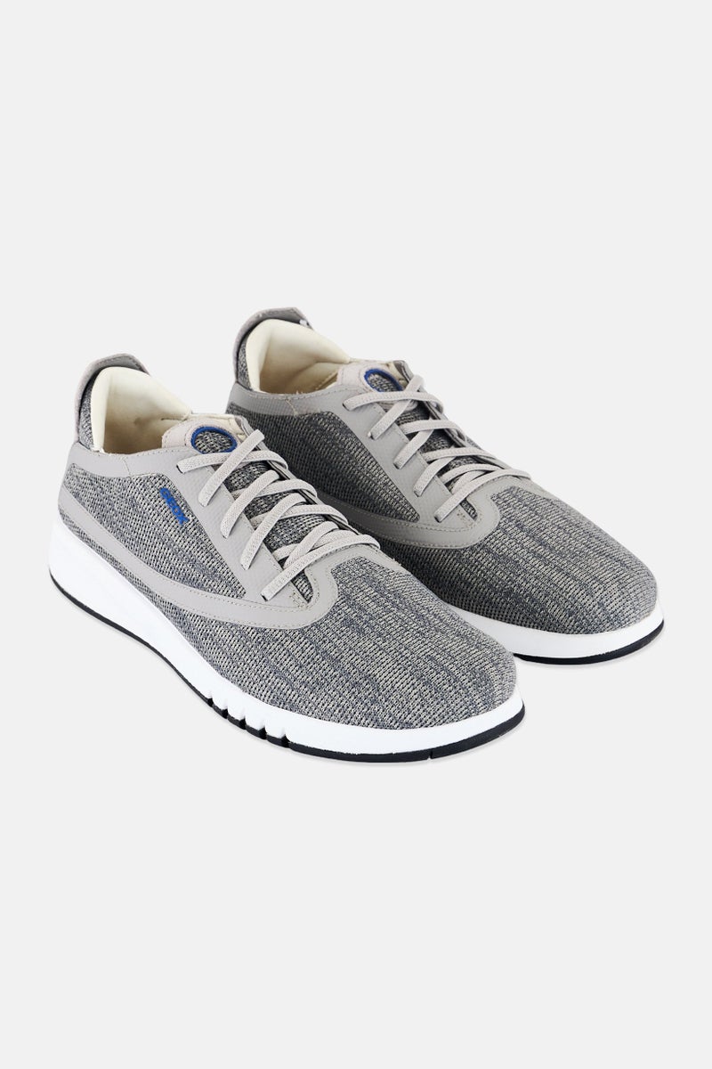 GEOX Men Aerantis Lace Up Shoes, Grey  - Image 1