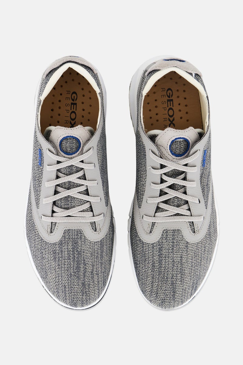 GEOX Men Aerantis Lace Up Shoes, Grey  - Image 3