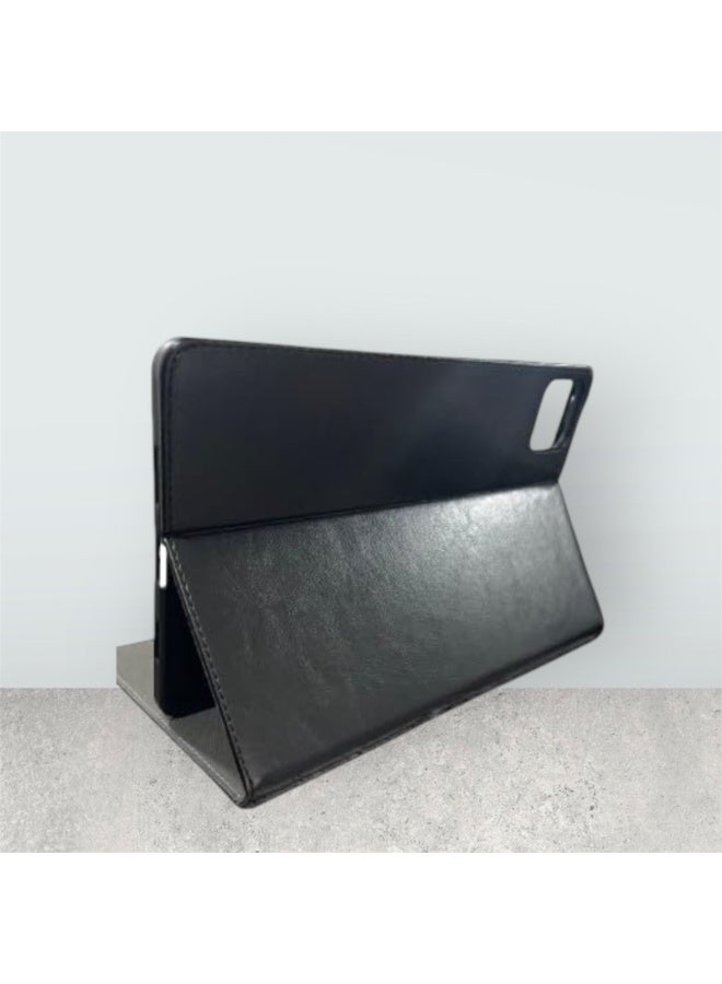 Case Compatible with Xiaomi Mi Pad 6/6 Pro 2023 Smart Tablet Slim Trifold Multiple Viewing Angles PU Leather Cover Auto Sleep/Wake Black - Image 2