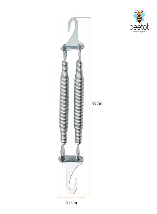 beetot Baby Cradle Spring Hook | 5X Strong Metal | Support Up to15 Kg | Up to 2 Years | Silver - Image 4