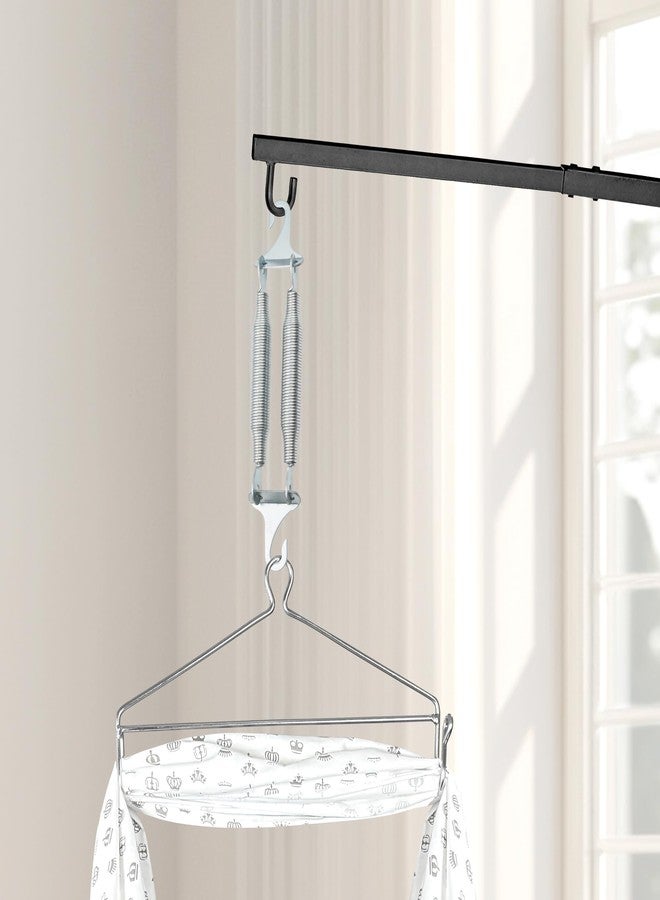 beetot Baby Cradle Spring Hook | 5X Strong Metal | Support Up to15 Kg | Up to 2 Years | Silver - Image 5