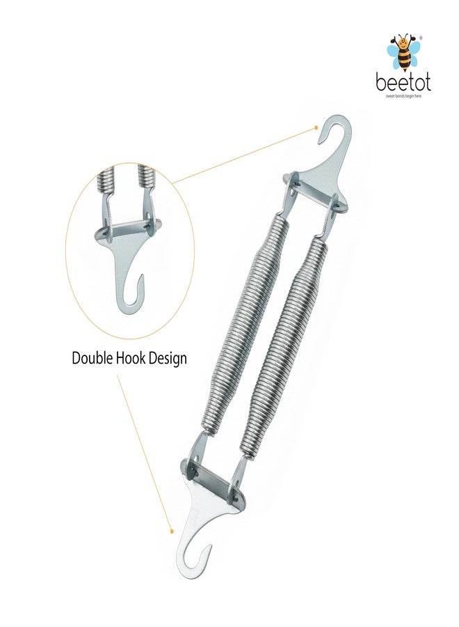 beetot Baby Cradle Spring Hook | 5X Strong Metal | Support Up to15 Kg | Up to 2 Years | Silver - Image 3