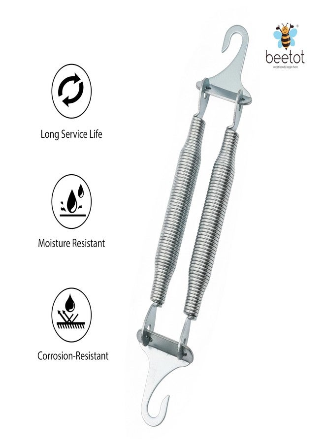 beetot Baby Cradle Spring Hook | 5X Strong Metal | Support Up to15 Kg | Up to 2 Years | Silver - Image 2