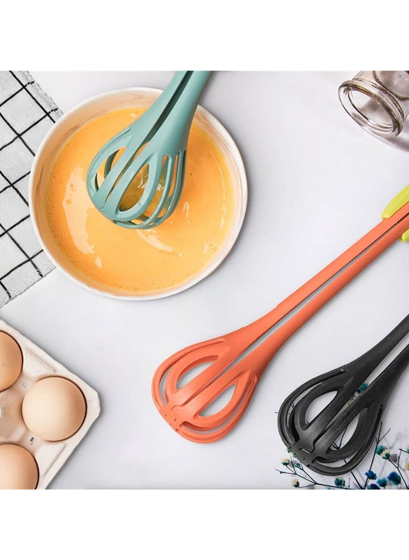 CMGTYYD 2 in 1 Food Clip & Egg Whisk, Multifunctional Egg Beater, Handheld Egg Whisk Blender Bread Clip, Bread Clip Handheld Blende, Multifunctional Kitchen Tool for Cooking, Mixing, Barbecue Pink  - Image 3