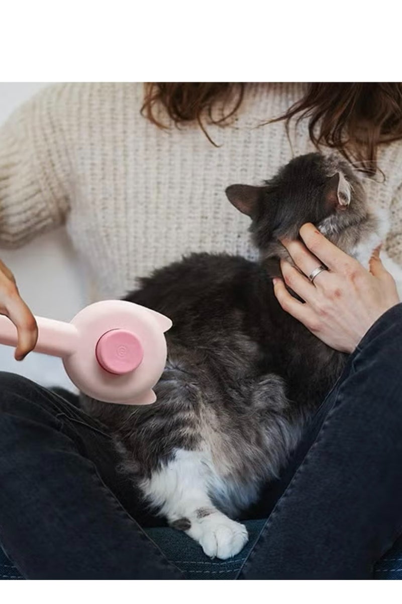 الحيوانات الأليفة القط إزالة الشعر والجمال فرشاة ، فرشاة إزالة الشعر الكلب ، الحيوانات الأليفة الاستمالة الاستمالة أداة إزالة الشعر مشط المشط ، قصيرة أو طويلة الشعر فرشاة إزالة الشعر القط ، وإزالة الشعر فضفاضة والتشابك - Image 5