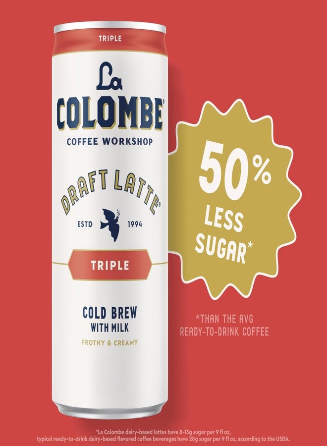 La Colombe لا كولومب، لاتيه درافت ثلاثي، 9 أونصة سائلة، عبوة من 4 قطع - Image 3
