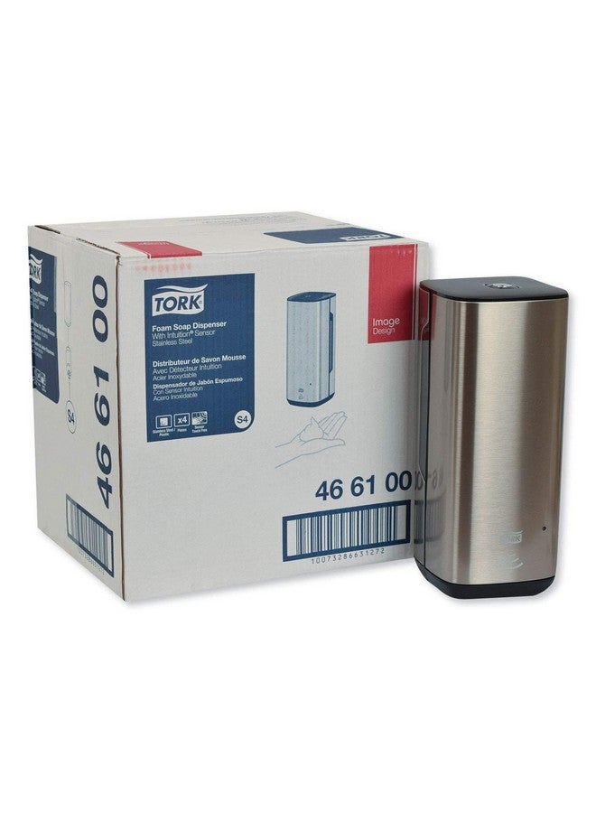 Tork Intuition™ Sensor Skincare Dispenser Stainless Steel S4, for Hand Soap and Hand Sanitizer, Image Range, 466100 - Image 1