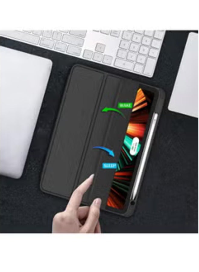 إلترازون 2024 iPad Pro 13 Inch Smart Case – Green with Pencil Holder, Touch ID Compatibility, and Auto Wake/Sleep Function - Image 4
