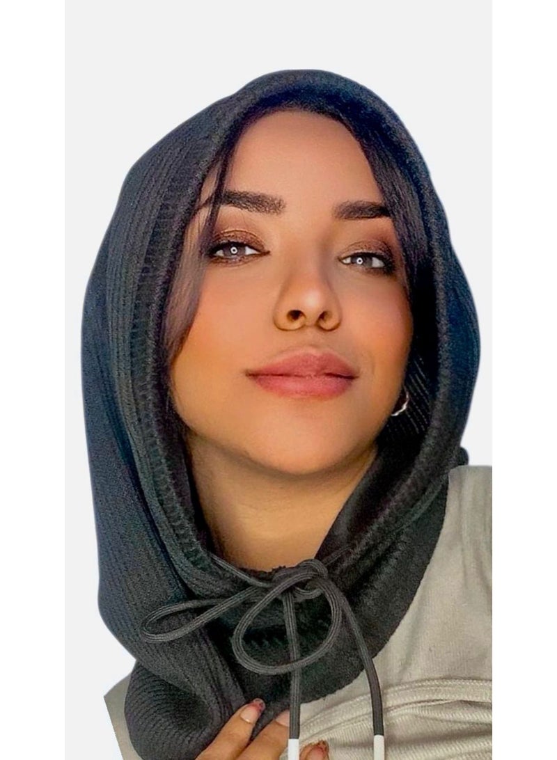 كابيشو مضلعه تريندي لون اسود - Image 1