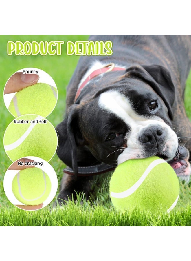 20 Pieces Dog Tennis Balls 2 Inch Mini Tennis Balls for Small Dog Pet Fetching Toy Rubber Felt Training Toys for Puppy Pet Playing Exercise and Practice(Yellow) - Image 4