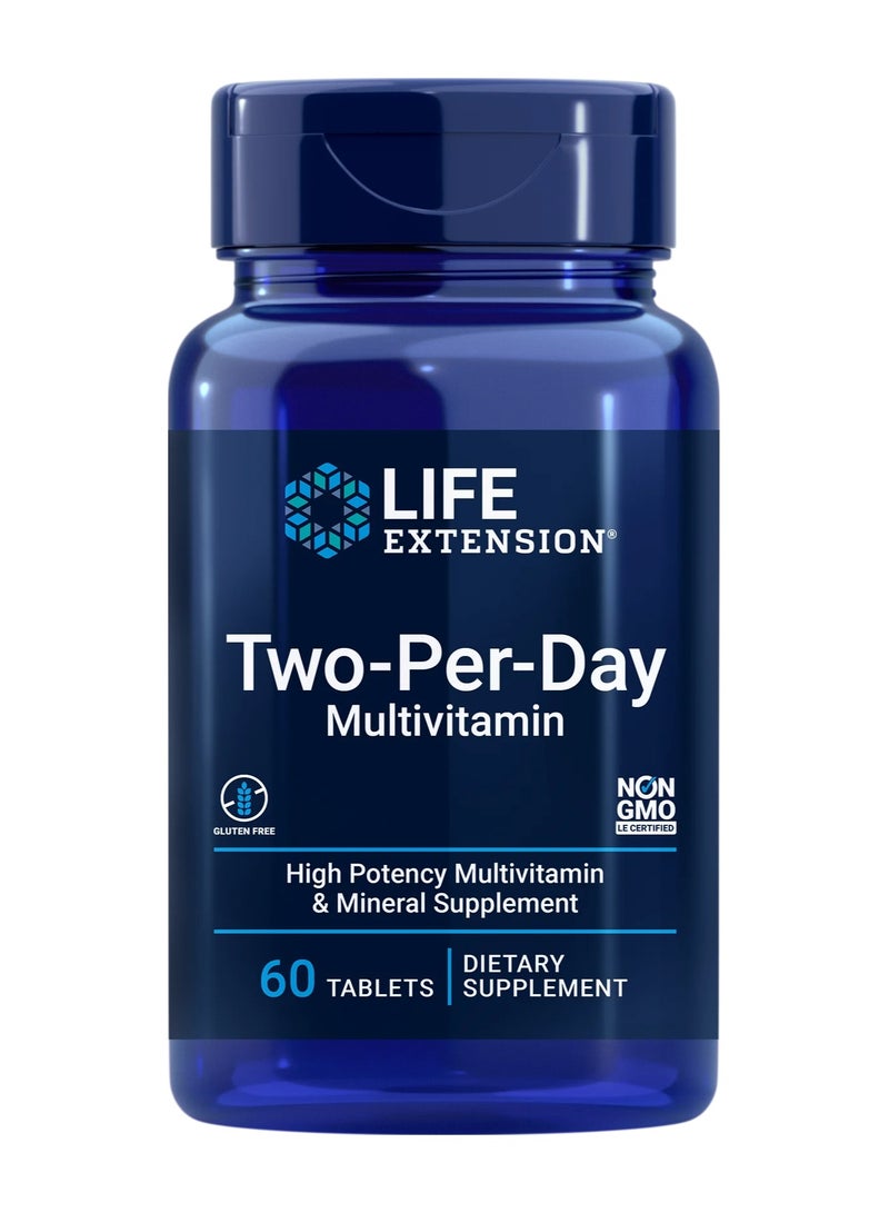 لايف إكستنشن أقراص Two-Per-Day،‏ 60 قرص