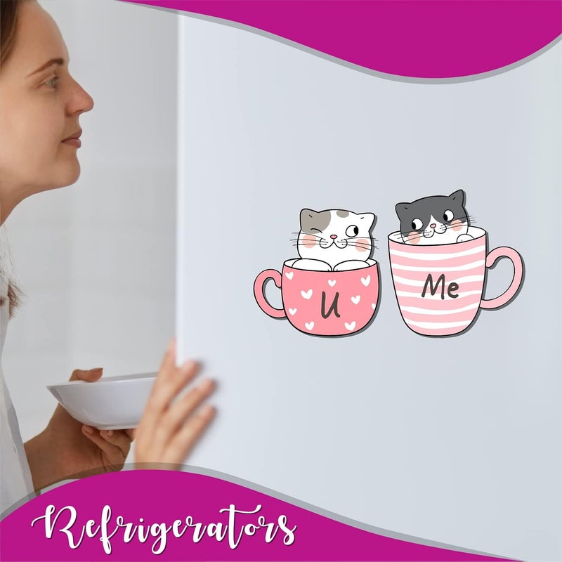 Bhai Please YouMe Wooden Fridge MagnetPack of 1 ValentineAnniversaryCoupleLove Gift Valentine Couple Wedding Anniversary GiftDecoration for HusbandWifeBoyfriendGirlfriendHimHerMenWomen - Image 4
